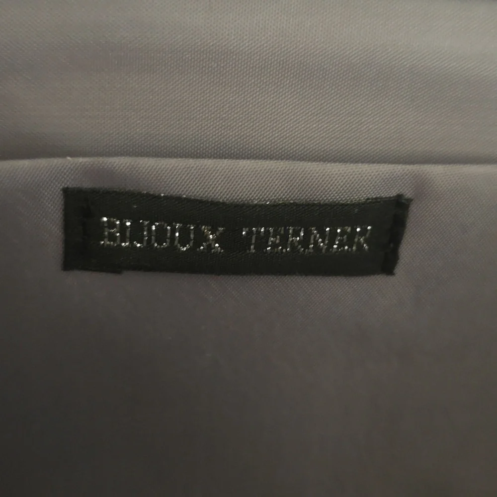 Bijoux Terner |Womens Vintage Gray Clutch Shoulder Bag Silver Chain Neutral